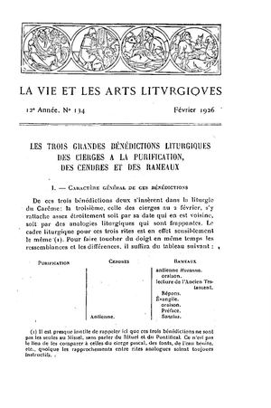 La Vie et Les Arts Liturgiques 1926-134