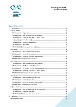 CMA Normandie_ 2022 Adresses
