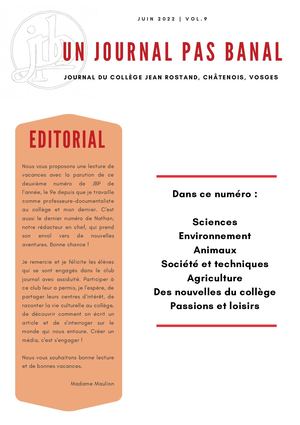Un Journal Pas Banal n°9