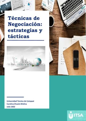 Libro De Tecnicas De Negociación