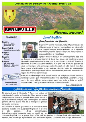 Journal Municipal numéro 5 - Juin 2022