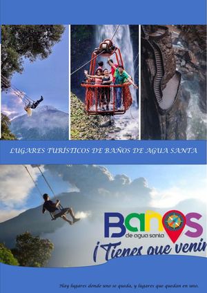 Lugares Turisticos De Baños De Agua Santa