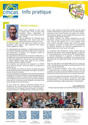 Info Pratique Juillet Août 2022