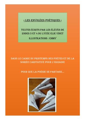 "Envolées Poétiques" : Recueil