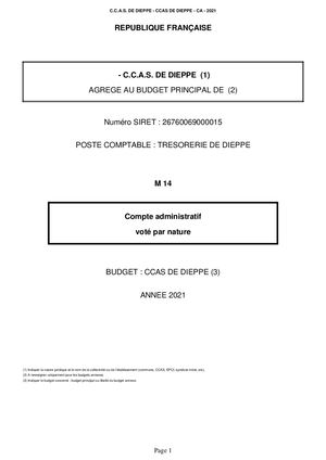 Ca 2021 Ccas Dieppe