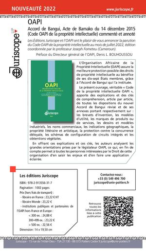 ARGUMENTAIRE_CODE_OAPI_2022