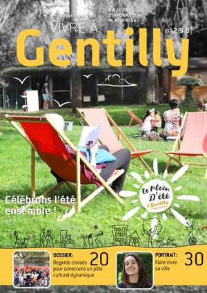 VIVRE A GENTILLY N°290-JUILLET-AOUT 2022