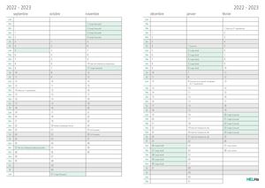Agenda Calendrier 2022 2023