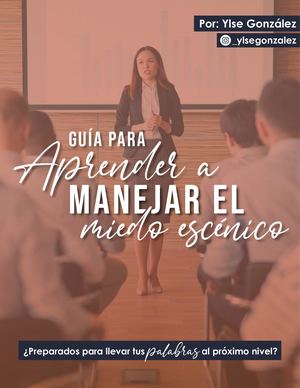 Guía Miedo Escénico