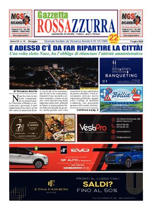Gazzetta Rossazzurra Anno Vii N 14 Del 9 7 2022