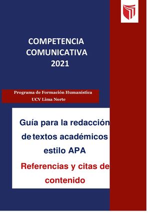 S05 Guía De Redacción De Textos Estilo Apa 2021