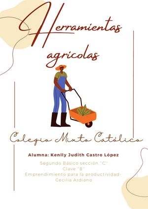 Herramientas Agrícolas Texto paralelo