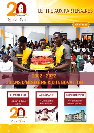 Ucac Icam Lettre Aux Entreprises Spéciale 20 Ans