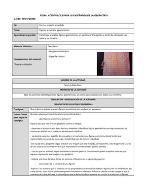 Ficha De Actividad Tercer Grado (1)