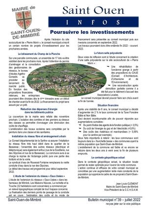 Bulletin Municipal Juillet 2022