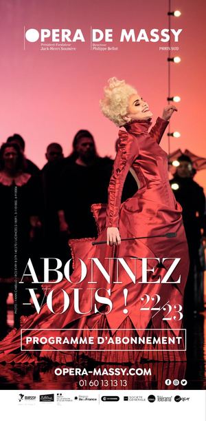 Plaquette abonnements Opéra de Massy 2022/2023