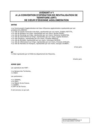 DEL 2022-081 : Avenant n° 1