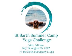 St Barth Summer Camp Yoga Challenge 2022 English