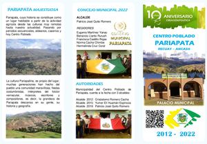 Programa Oficial 10 Aniversario Pariapata