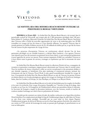 Sofitel Kia Ora Moorea Beach Resort Virtuoso Fr