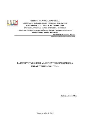 Entrevista Y Fuentes De Informacion