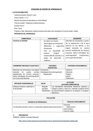 REGULAMOS NUESTRAS EMOCIONES