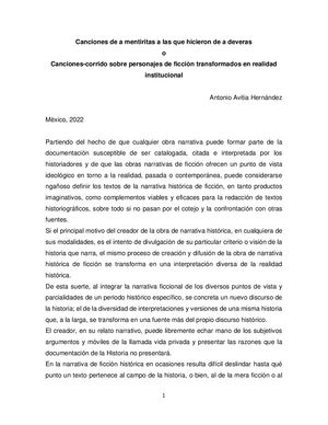 Canciones De A Mentiritas A Las Que Hicieron De A Deveras