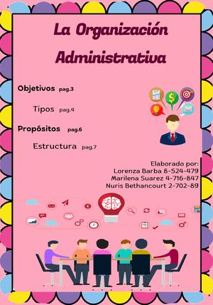 La Organización Administrativa