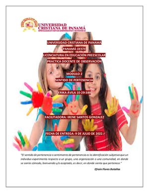Sentido De Pertenencia