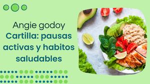 Cartilla: pausas activas y hábitos saludables