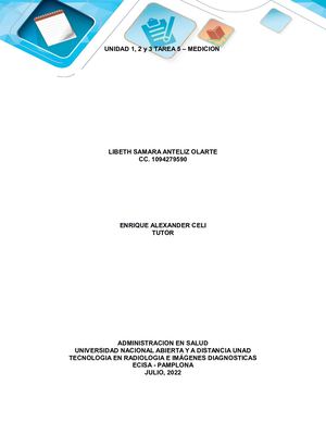 Indicadores De Salud Julio 2022 Tarea 5