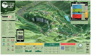 PLAN DES PISTES VTT AVORIAZ 2022