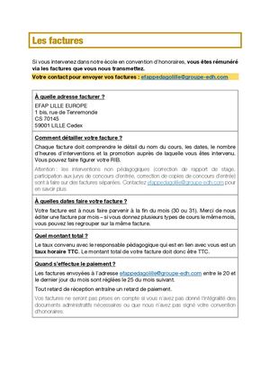 Efap Factures