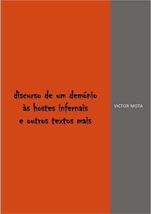 Discurso de um demónio às hostes infernais