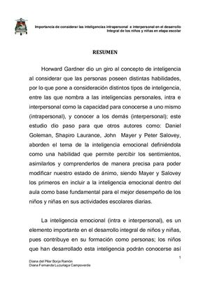 Tipos De Inteligencias