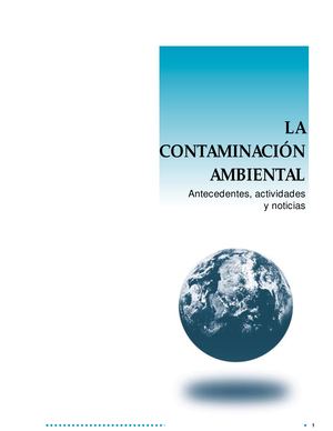 Libro La Contaminacion Ambiental