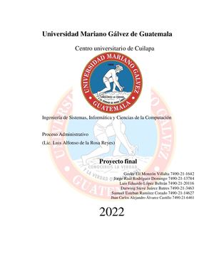 Proyecto Final Proceso Administrativo