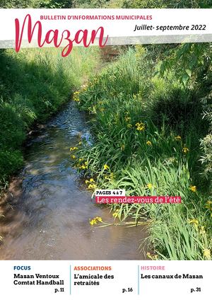 Bulletin MAZAN été 2022
