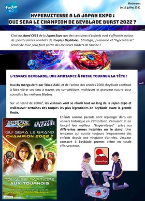 Battle League Beyblade X Japan Expo