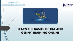 Learn The Basics Of Cat And Genny Training Online