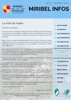 Miribel Infos N°31 Vdef