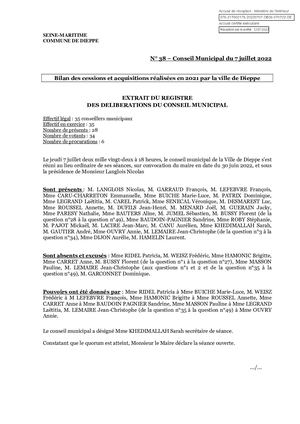 DB38 070722 - Bilan Des Cessions Et Acquisitions 2021