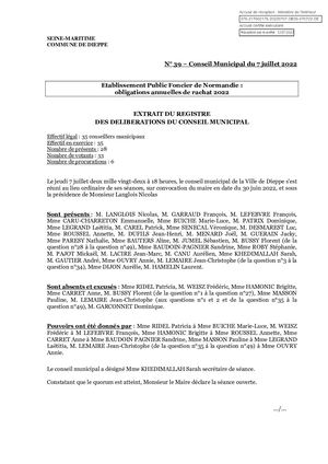 DB39 070722 - EPFN Obligations Annuelles De Rachat