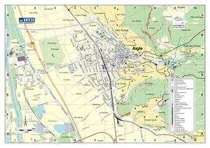 Aigle - Plan de ville