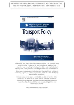 R. Cerveroa & A. Golubb - Informal transport: A Global Perspective