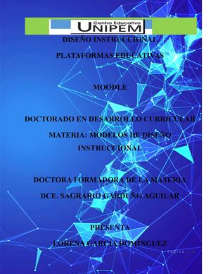 Diseño instruccional: Moodle