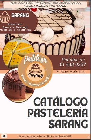 1 Catalogo Pasteleria Sarang Chuchon Gomez
