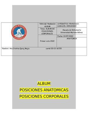 Album Anatomia 1