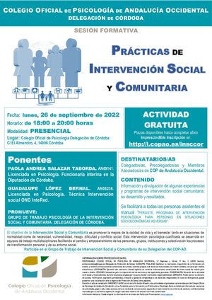 Id 271 06 2 Ficha Sesión Formativa Prácticas De Intervención Social Y Comunitaria Rev
