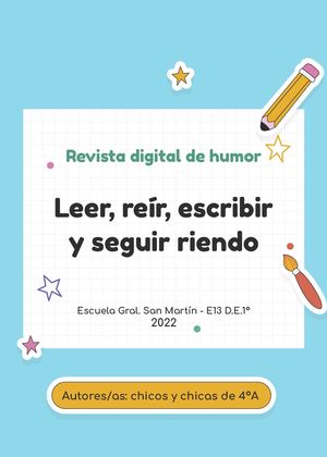 Revista Digital De Humor 4ºA 2022